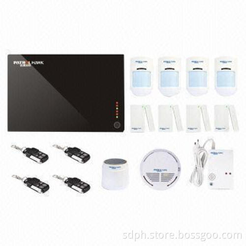 Voice prompt GSM home security wireless alarm system